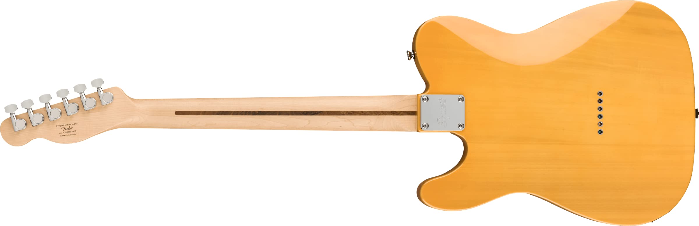 Squier Affinity Series Telecaster Electric Guitar, with 2-Year Warranty, Butterscotch Blonde, Maple Fingerboard